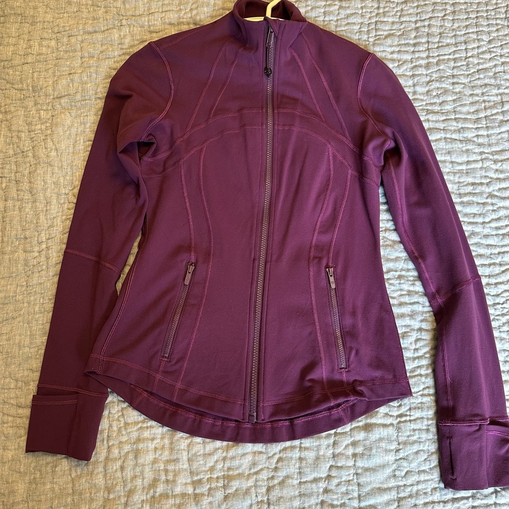 Lululemon Define Plum Jacket Size 6